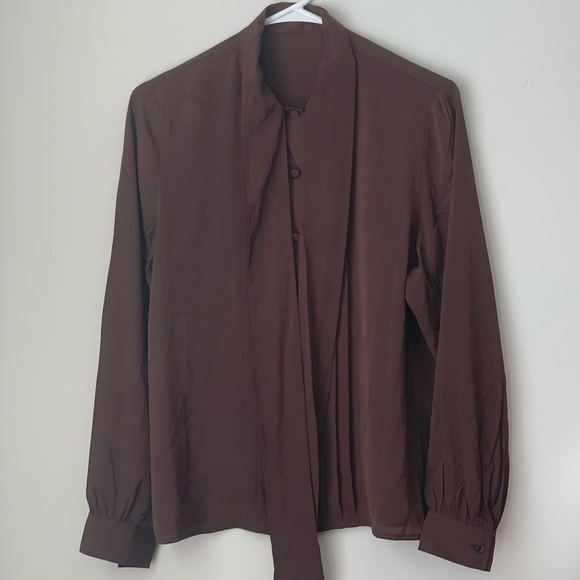 St Micheal brown top - Picture 2 of 6